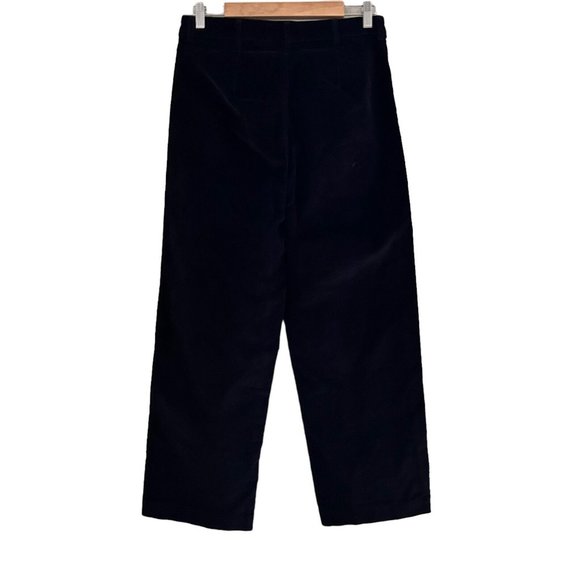 Everlane NWT Corduroy Wide Leg Straight Pant Black Size 10 - Picture 3 of 12